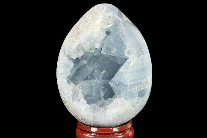 Crystal Filled, Celestine (Celestite) Egg - Madagascar #134623